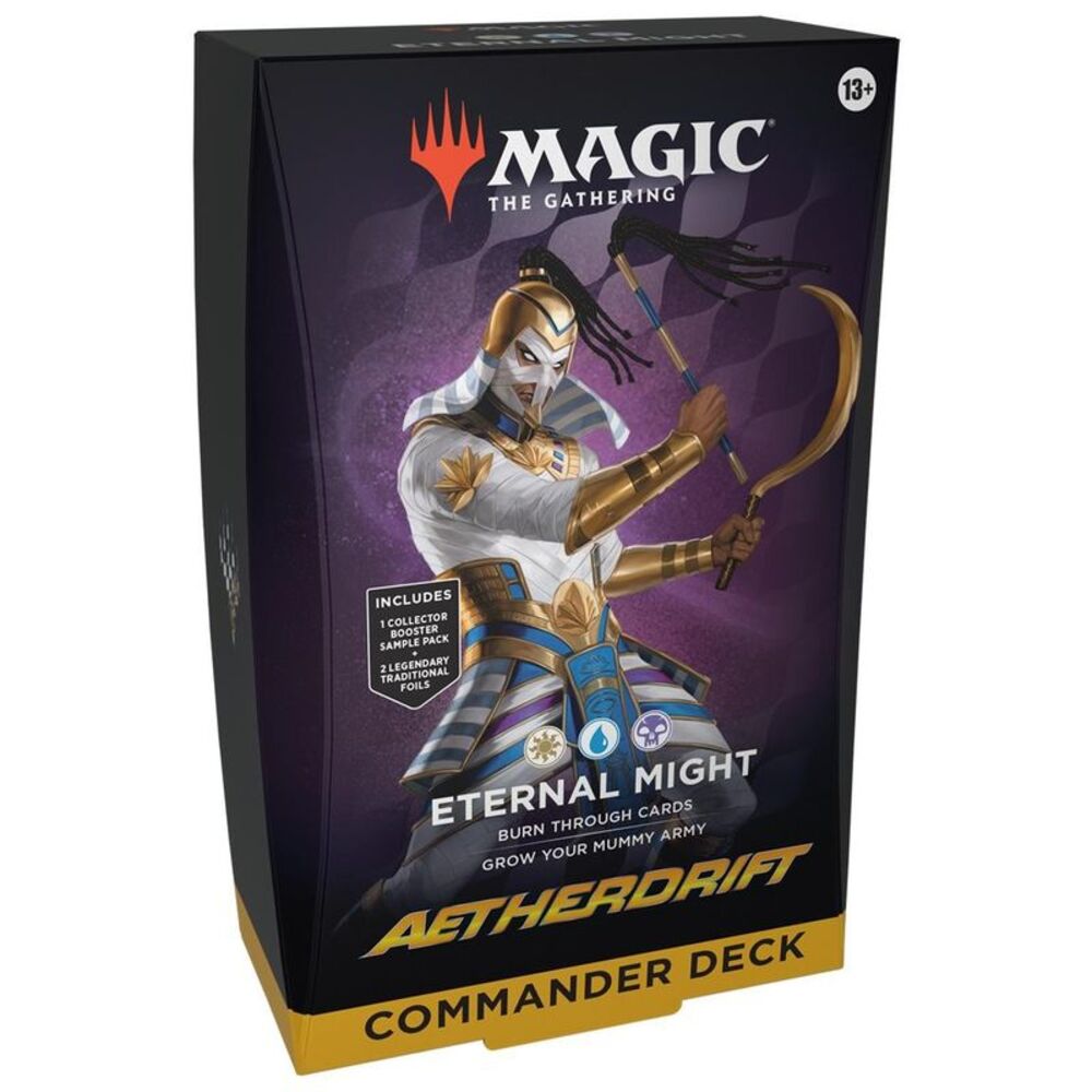 Magic: The Gathering - 2025 Magic: The Gathering Aetherdrift Commander Co Black